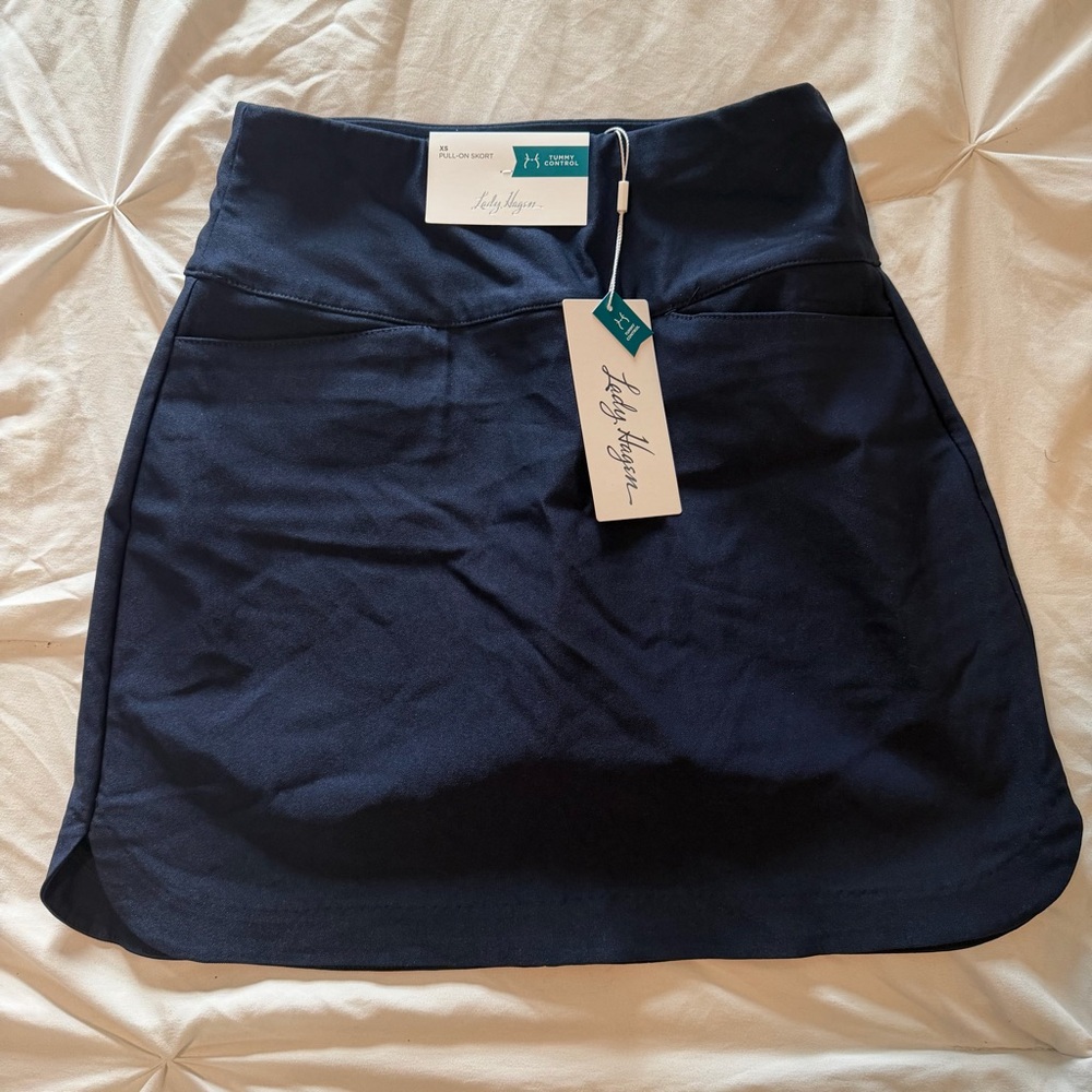 Lady Hagen Navy Skirt